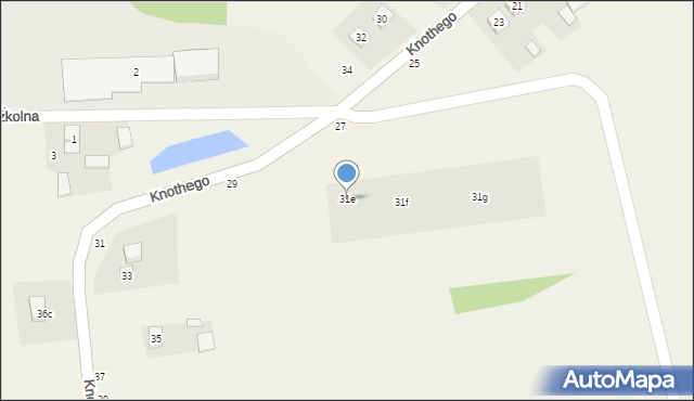 Ruszcza, Knothego Stanisława, 31e, mapa Ruszcza