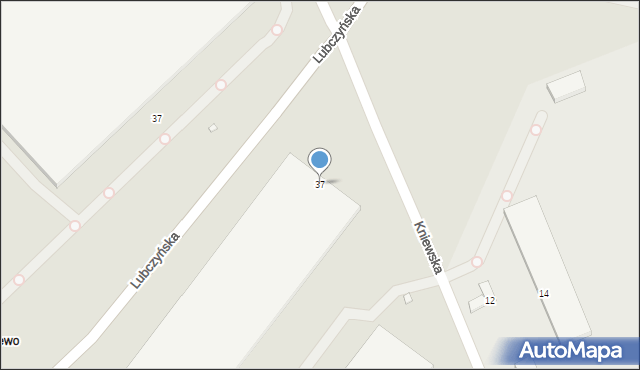 Szczecin, Kniewska, 37, mapa Szczecina