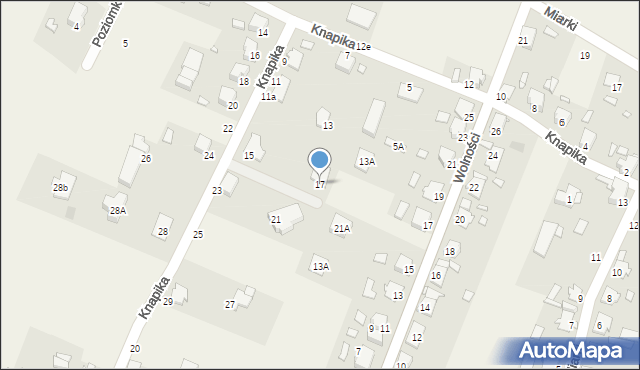 Szczepanek, Knapika Wiktora, 17, mapa Szczepanek