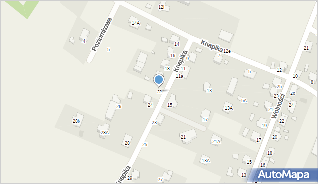 Szczepanek, Knapika Wiktora, 22, mapa Szczepanek