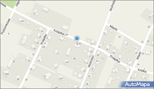 Szczepanek, Knapika Wiktora, 5, mapa Szczepanek