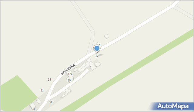 Adamów, Korczaka Janusza, 12, mapa Adamów