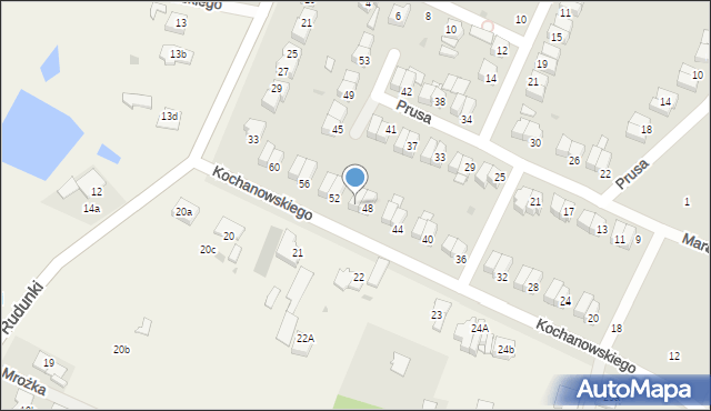 Aleksandrów Kujawski, Kochanowskiego Jana, 50, mapa Aleksandrów Kujawski