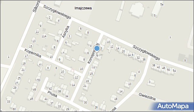 Aleksandrów Kujawski, Konopnickiej Marii, 5, mapa Aleksandrów Kujawski