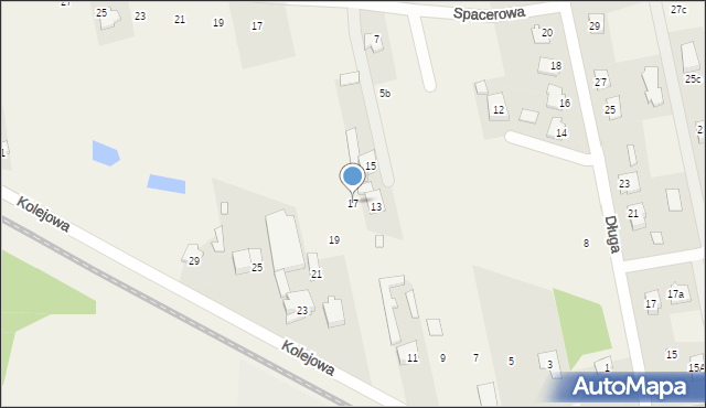 Aleksandrówka, Kolejowa, 17, mapa Aleksandrówka