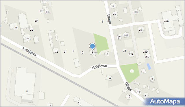 Aleksandrówka, Kolejowa, 3, mapa Aleksandrówka