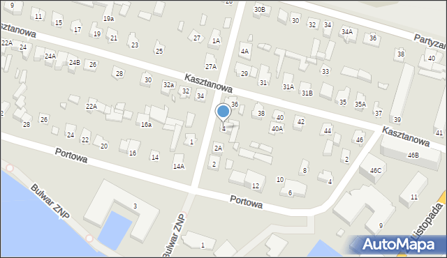 Augustów, Konopnickiej Marii, 4, mapa Augustów
