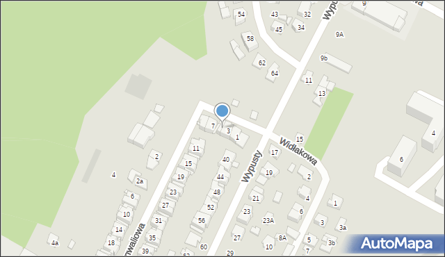 Augustów, Konwaliowa, 5, mapa Augustów