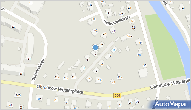 Augustów, Korczakowskiego Wojciecha, 5, mapa Augustów