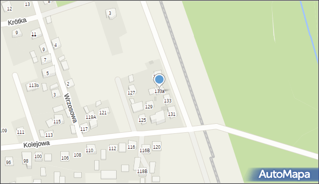 Augustówka, Kolejowa, 133a, mapa Augustówka