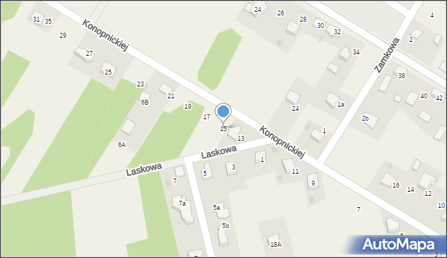 Babice, Konopnickiej Marii, 15, mapa Babice