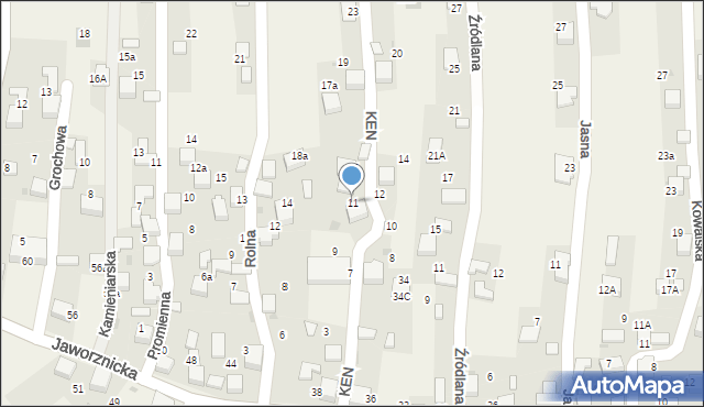 Balin, Komisji Edukacji Narodowej, 11, mapa Balin