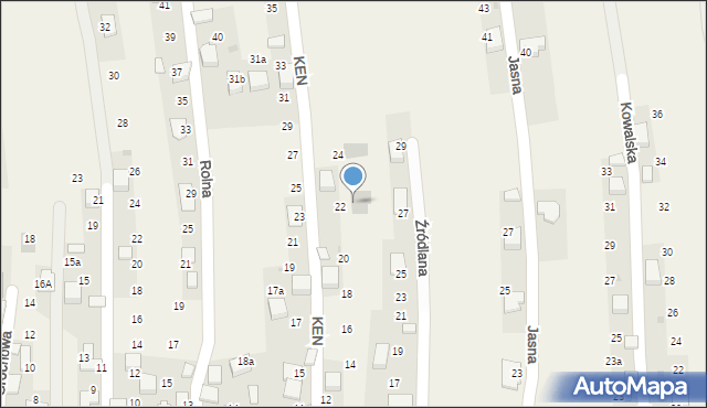 Balin, Komisji Edukacji Narodowej, 22a, mapa Balin