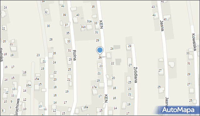 Balin, Komisji Edukacji Narodowej, 25, mapa Balin