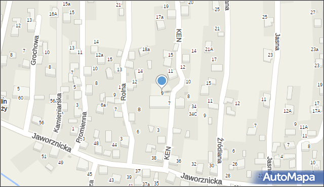 Balin, Komisji Edukacji Narodowej, 9, mapa Balin