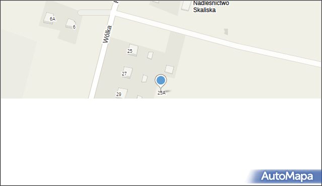 Banie Mazurskie, Kościuszki Tadeusza, gen., 25A, mapa Banie Mazurskie