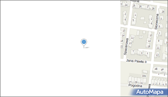 Baranów, Kowalska, 2, mapa Baranów