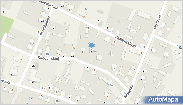 Baranowo, Konopnickiej Marii, 6, mapa Baranowo