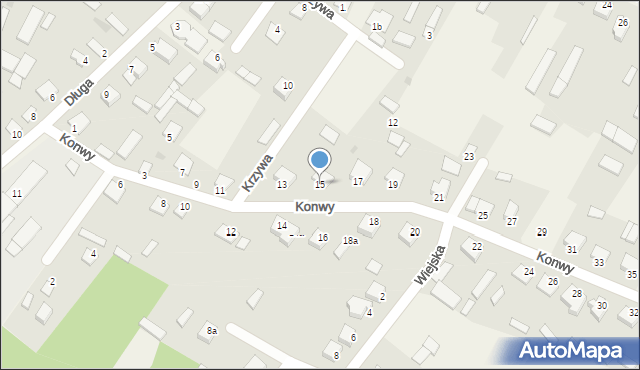 Baranowo, Konwy Stacha, 15, mapa Baranowo