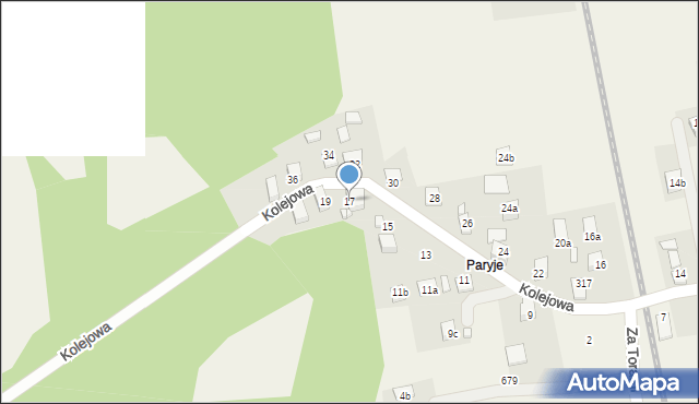 Barcice, Kolejowa, 17, mapa Barcice