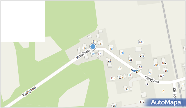 Barcice, Kolejowa, 19, mapa Barcice