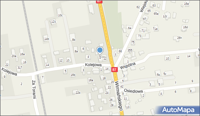 Barcice, Kolejowa, 2, mapa Barcice