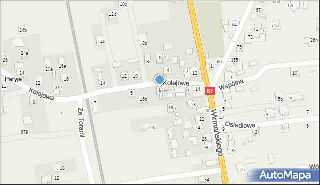 Barcice, Kolejowa, 3, mapa Barcice