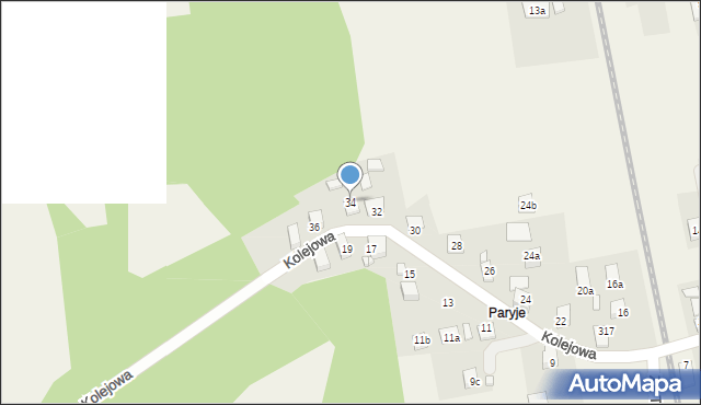 Barcice, Kolejowa, 34, mapa Barcice