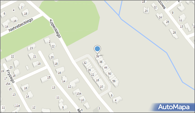 Bełchatów, Kopeckiego Kazimierza, 34, mapa Bełchatów