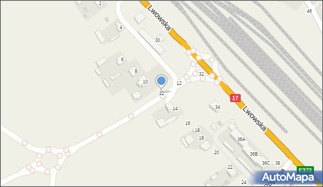 Bełżec, Konopnickiej Marii, 12, mapa Bełżec