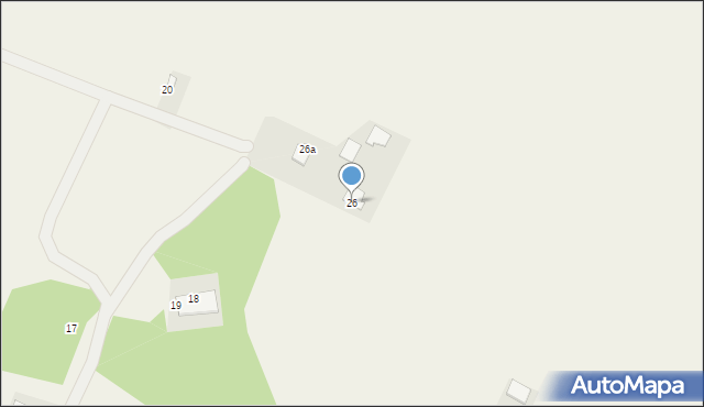 Bezwola, Komarowska, 26, mapa Bezwola