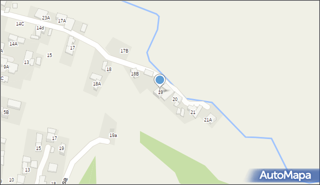 Biały Dunajec, Kościuszki Tadeusza, gen., 19, mapa Biały Dunajec