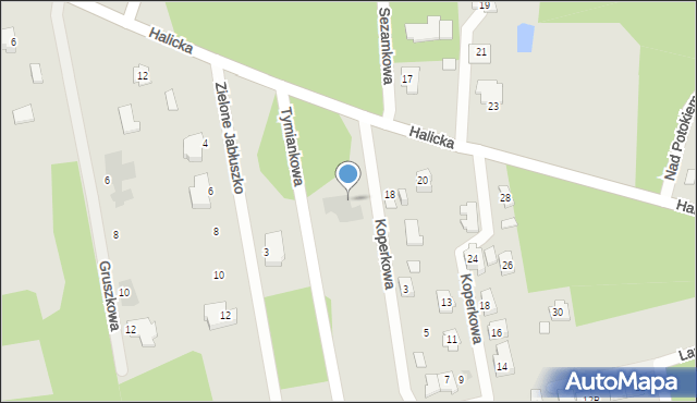 Białystok, Koperkowa, 4, mapa Białegostoku