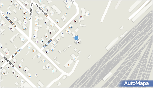 Białystok, Konduktorska, 8B, mapa Białegostoku