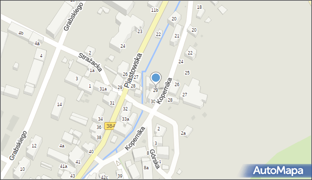 Bielawa, Kopernika Mikołaja, 29, mapa Bielawa