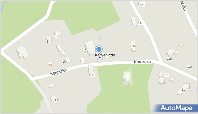 Bielawa, Korczaka Janusza, 14, mapa Bielawa