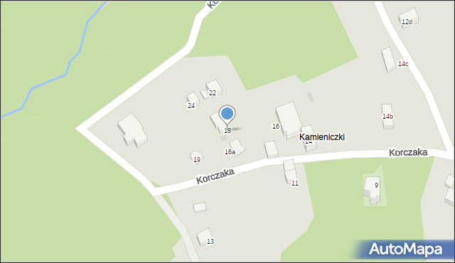 Bielawa, Korczaka Janusza, 18, mapa Bielawa