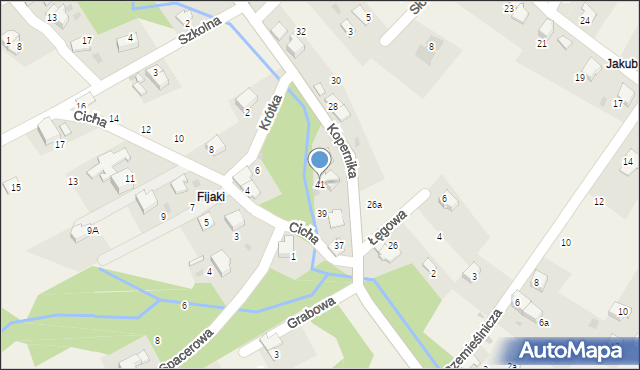 Bierna, Kopernika Mikołaja, 41, mapa Bierna