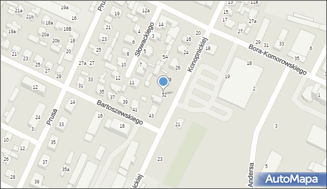 Biłgoraj, Konopnickiej Marii, 32, mapa Biłgoraj