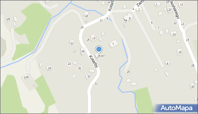 Bircza, Kotarby, płk., 17, mapa Bircza