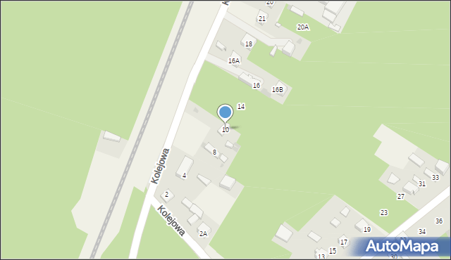 Blok Dobryszyce, Kolejowa, 10, mapa Blok Dobryszyce