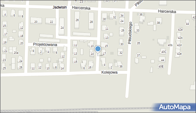 Błonie, Konopnickiej Marii, 14a, mapa Błonie