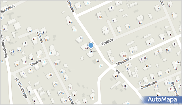 Bobolice, Kolejowa, 15, mapa Bobolice