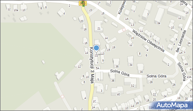 Bochnia, Konstytucji 3 Maja, 11, mapa Bochni