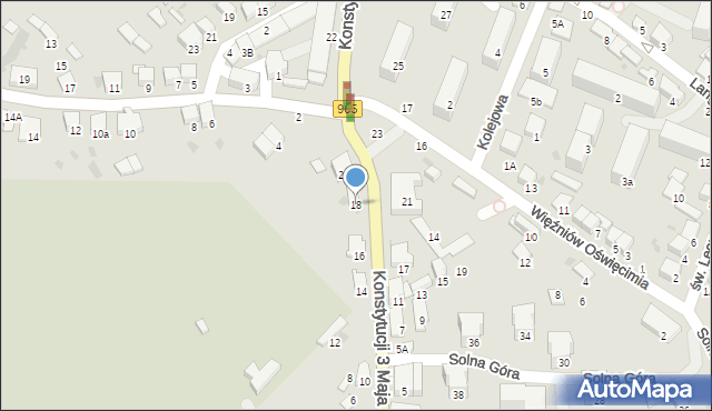 Bochnia, Konstytucji 3 Maja, 18, mapa Bochni