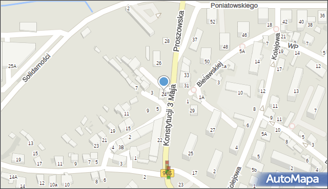 Bochnia, Konstytucji 3 Maja, 24, mapa Bochni