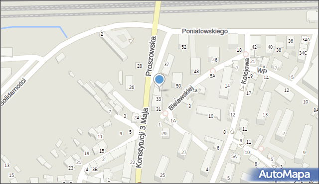 Bochnia, Konstytucji 3 Maja, 35, mapa Bochni