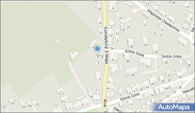 Bochnia, Konstytucji 3 Maja, 8, mapa Bochni
