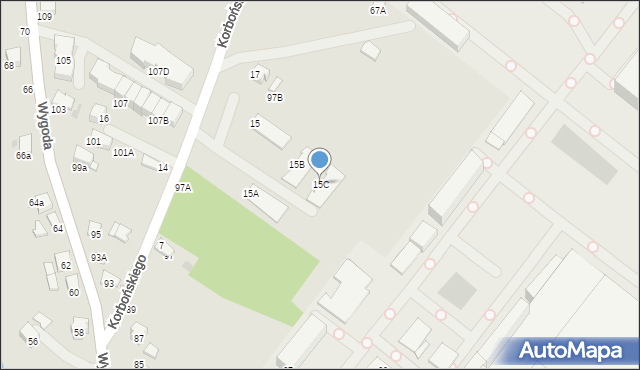 Bochnia, Korbońskiego Stefana, 15C, mapa Bochni