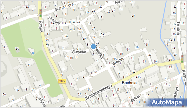 Bochnia, Kowalska, 6, mapa Bochni